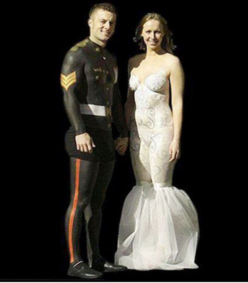 Pour rire un peu : Les pires robes de Mariées. 4