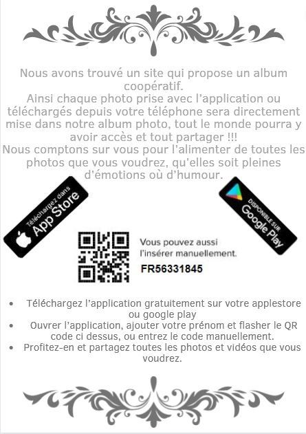 Marque table/menu 10