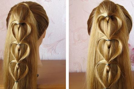 Idée coiffure ou bijoux de cheveux => spécial Saint-valentin 1