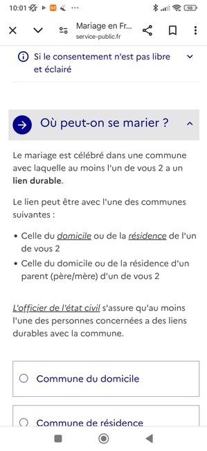 Mairie de la commune de naissance 1