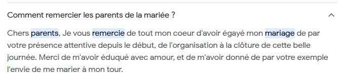 Idées remerciement parents - 1