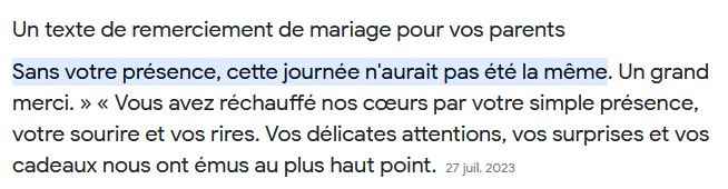 Idées remerciement parents - 3