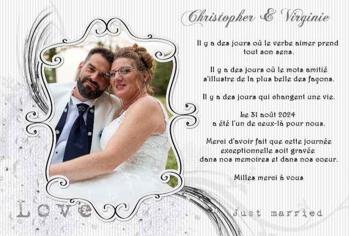 Carte de remerciements - 4