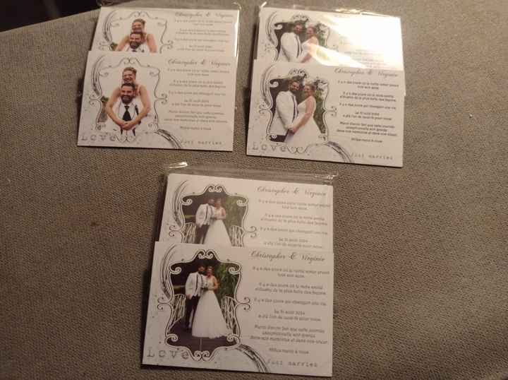 Carte de remerciement 🫶👰 - 1