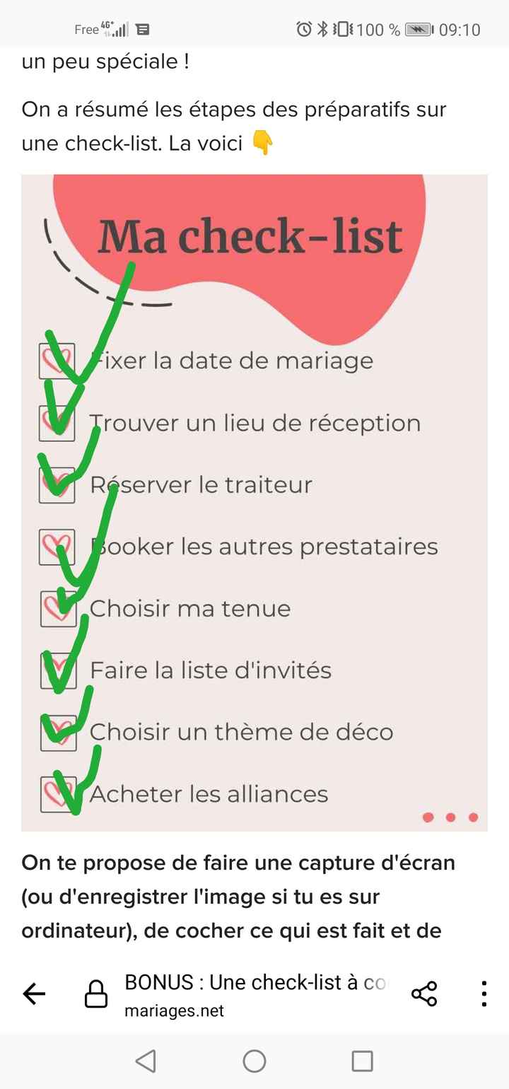 BONUS : Une check-list à cocher ✅ - 1