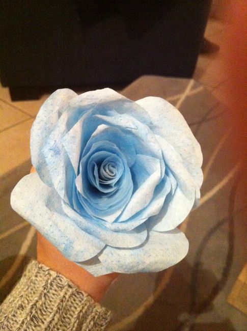 Roses en filtre a café - 1