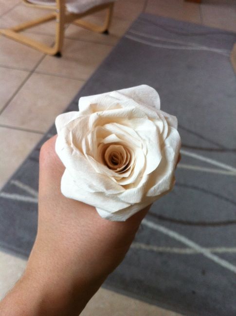 1et essaie fleur en filtre à café - 1