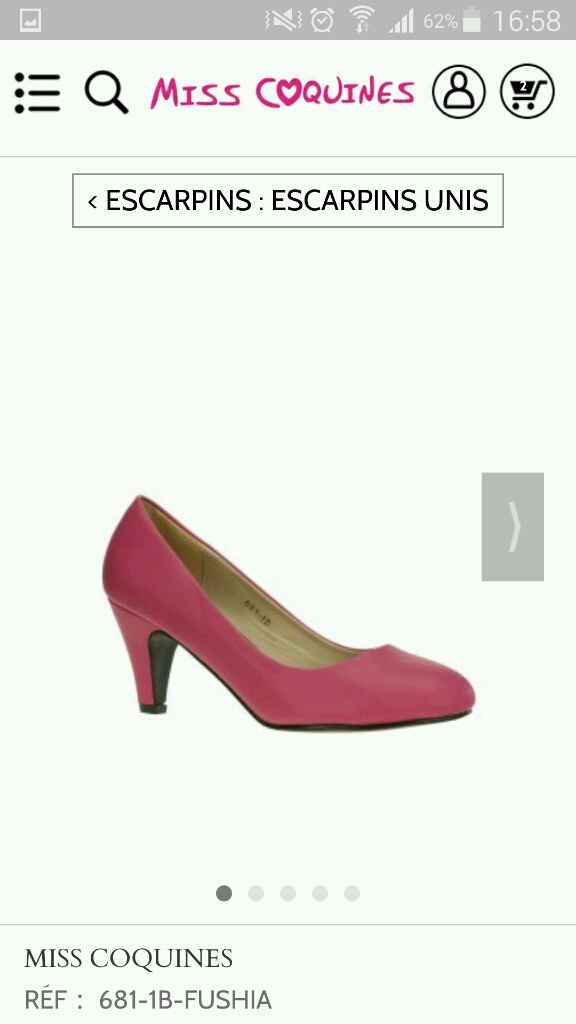 Cherche désespérément chaussures fuchsia - 1