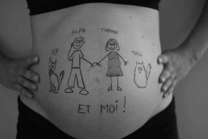 Le belly painting - 2