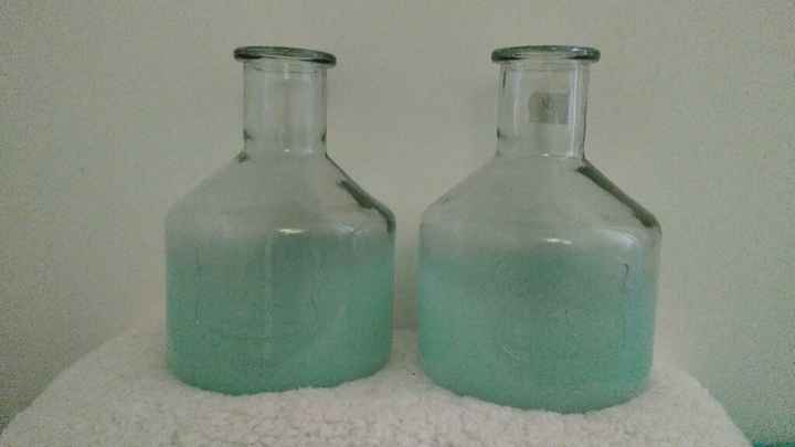 Ma déco : vert menthe , doré , blanc / succulente olivier et eucalyptus - 13