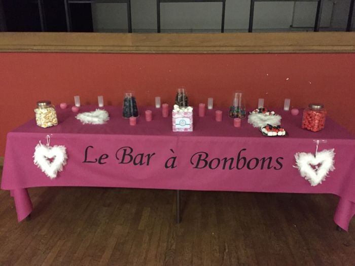 Combien de bonbons pour le candy bar ? - 1