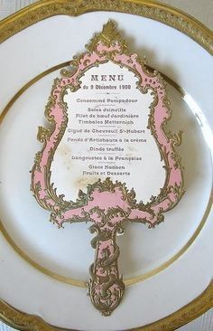 Menu Disney