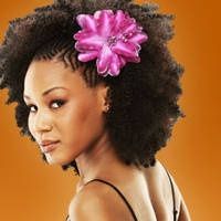 Coiffure naturelle afro