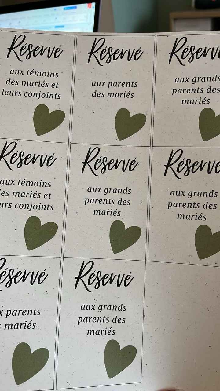 Plan de cérémonie laïque / marque place ? - 1