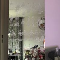 Nom de table sur Plexiglass - 1