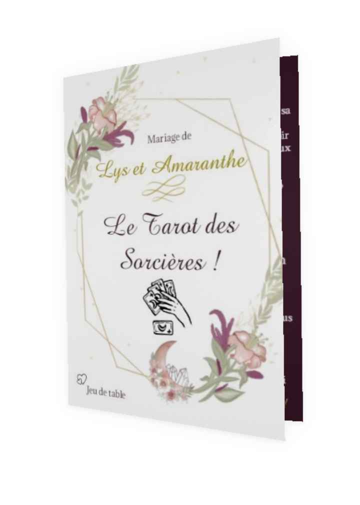Jeu de table mariage - 1