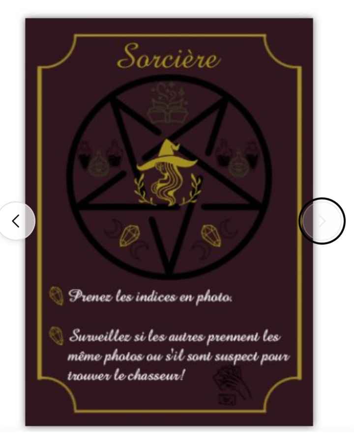 Jeu de table mariage - 5