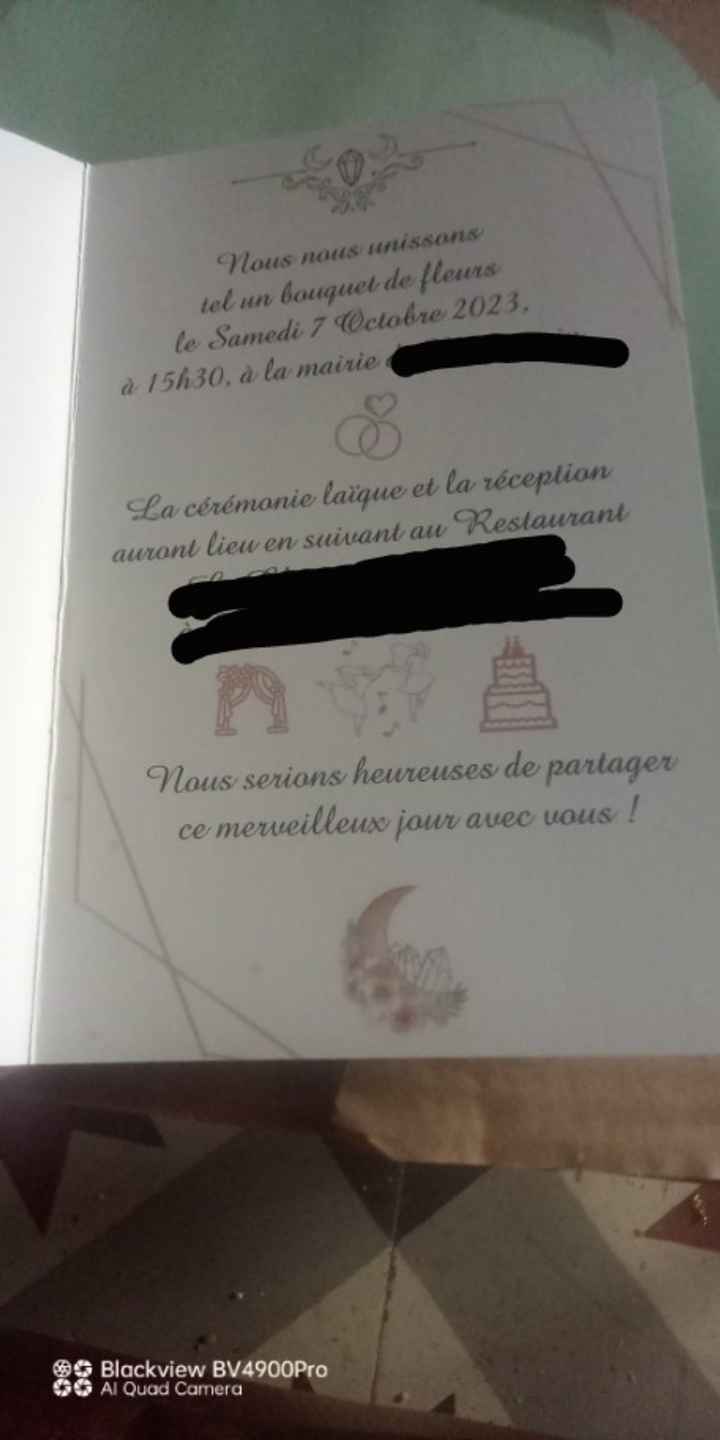 Nos faire-parts 🥰 - 2