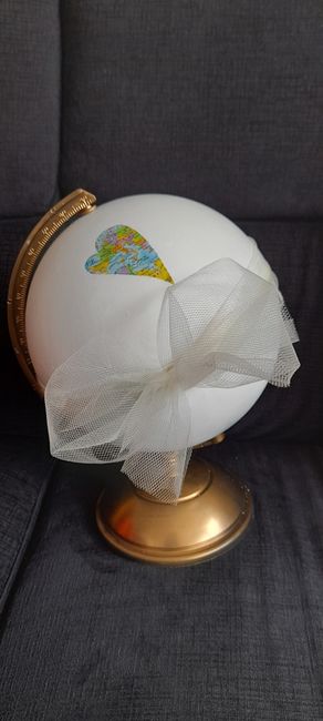 Urne diy - globe - 1