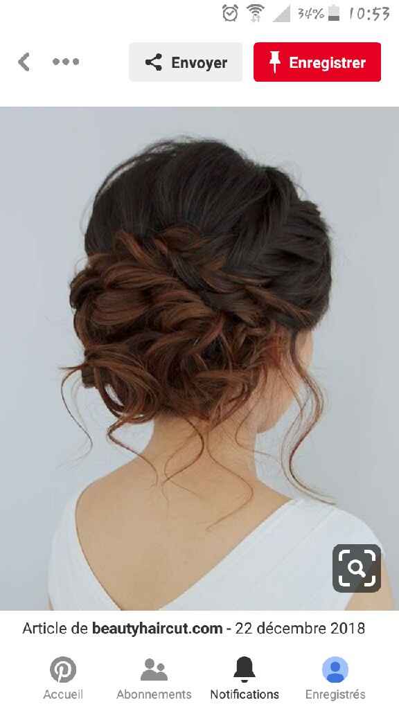Cheveux attachés ou détachés pour le mariage ? - 1