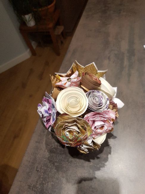 Mon bouquet fait maison en origami! - 1
