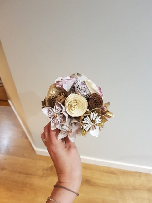 Mon bouquet fait maison en origami! - 3