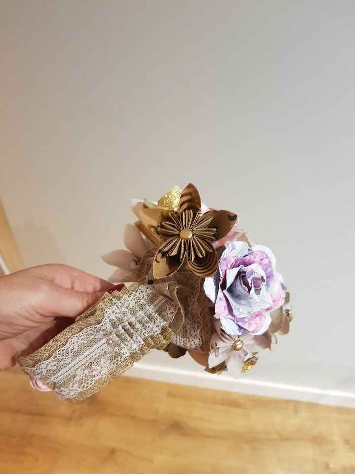 Mon bouquet fait maison en origami! - 4