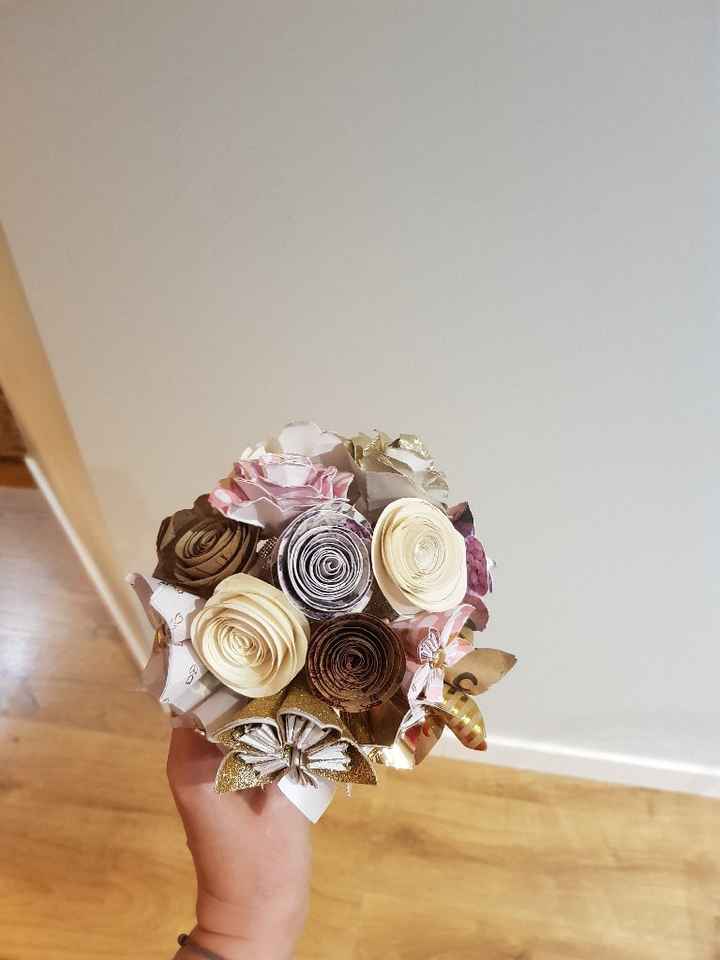 Mon bouquet fait maison en origami! - 2