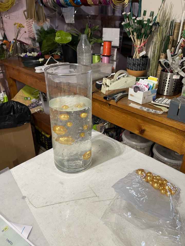 Décoration de table bordeaux - 4