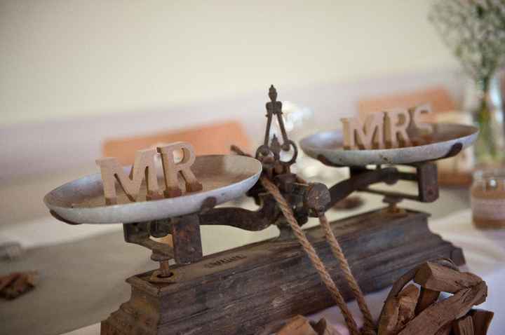 Centre de table - table d'honneur 