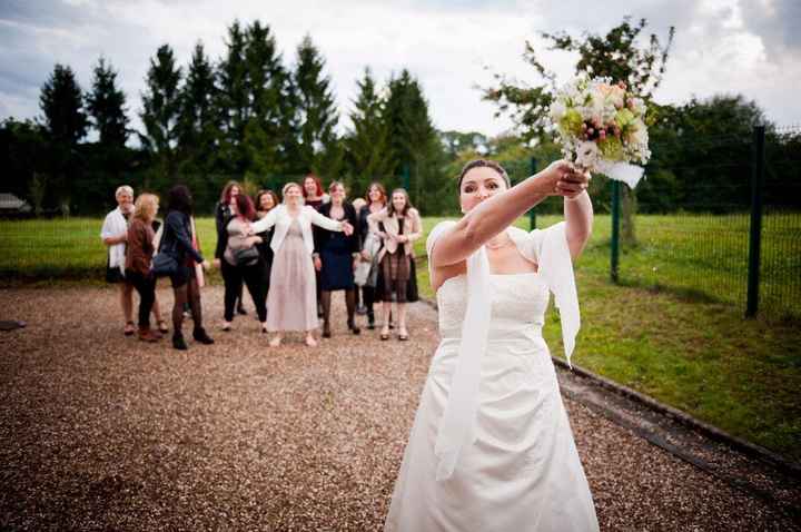 lancé du bouquet 