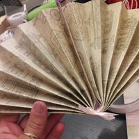 éventail  fait maison... - 1