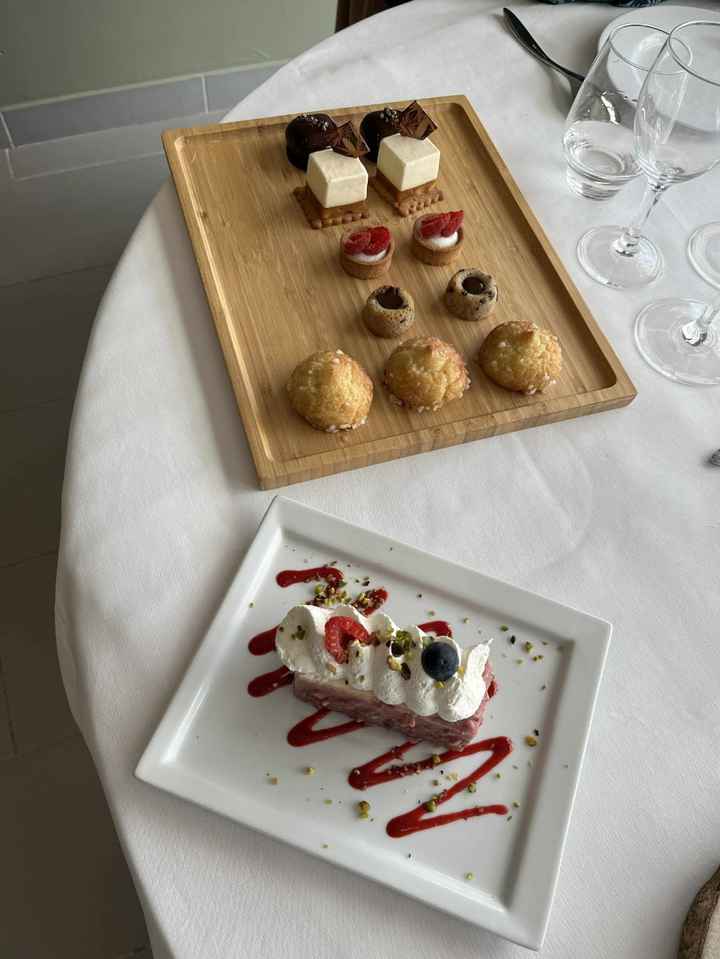 Dégustation de notre futur repas de mariage - 1