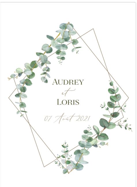 Faire-part et Menu reçus ✨ 6