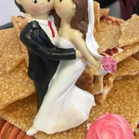 Statuette de mariés sur la pièce montée ! - 1