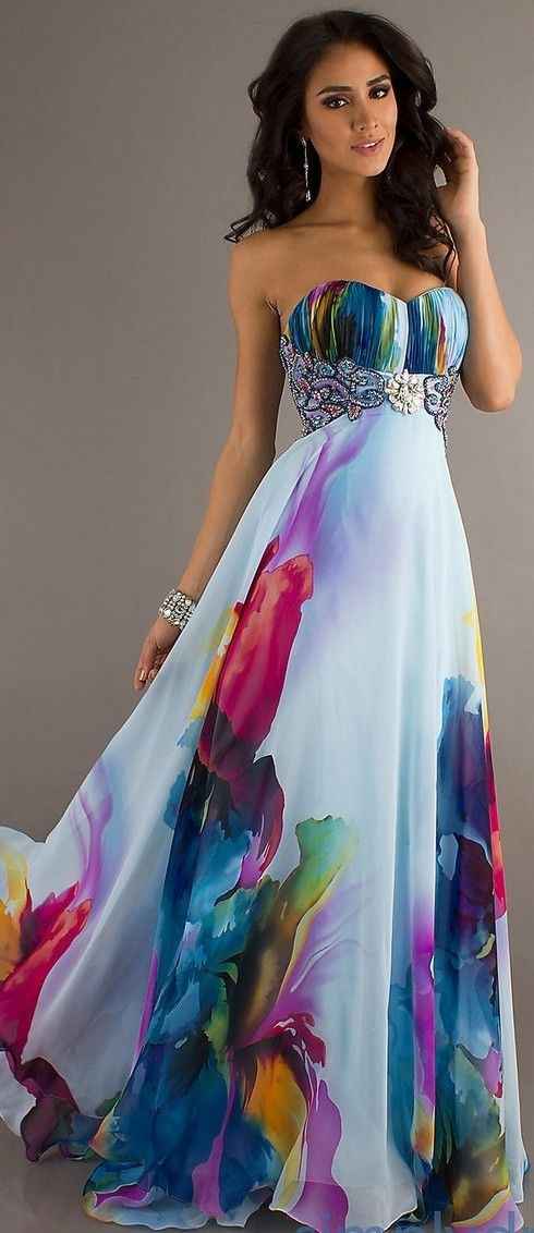 Robe multi couleurs