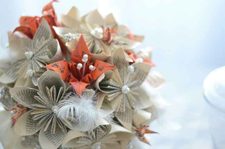  Fleur en origami - premier test : besoin d aide pour coller - 1