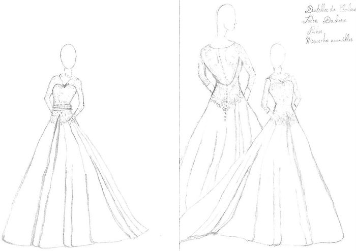 Croquis robe