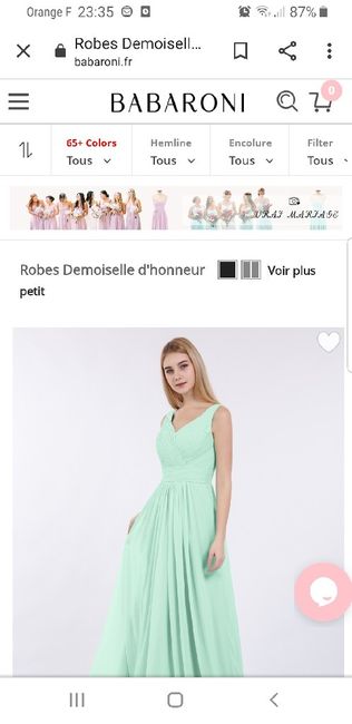 Robes de demoiselles d’honneur 1