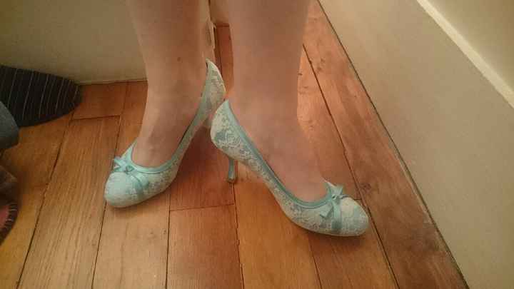 Chaussures vert menthe trouvées ^^ - 1