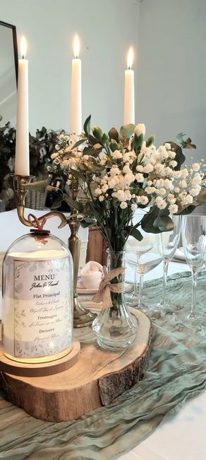 Des inspirations pour présenter son menu de mariage 💙🍽️ 5
