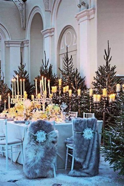Idées déco mariage en hiver - 2