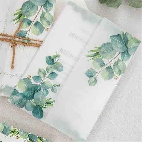 Faire part en papier calque - 1