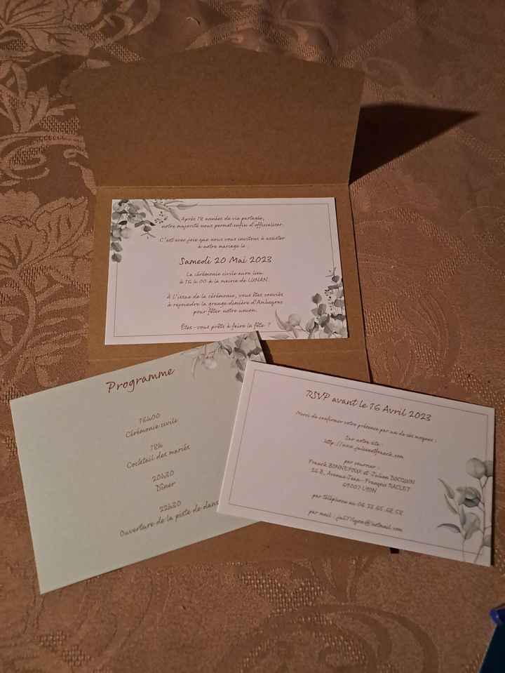 Fairepart?, invitations? ou les deux? - 1