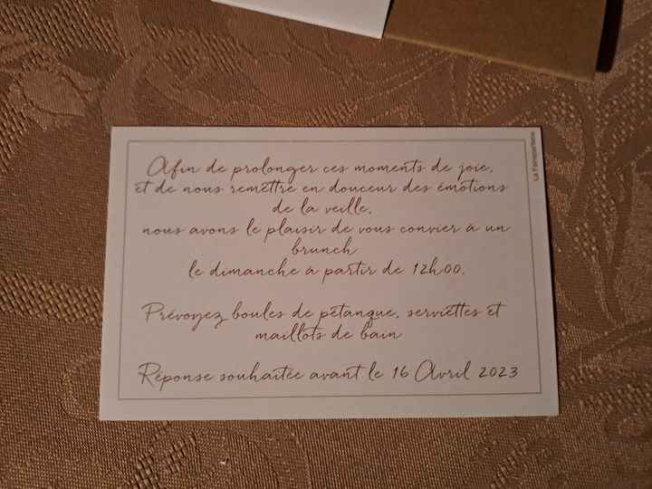 Fairepart?, invitations? ou les deux? - 5