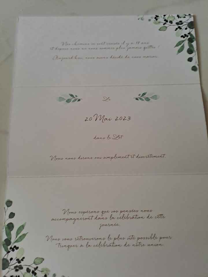 Fairepart?, invitations? ou les deux? - 9