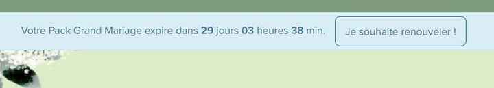 Renouvellement Pack site internet - 1