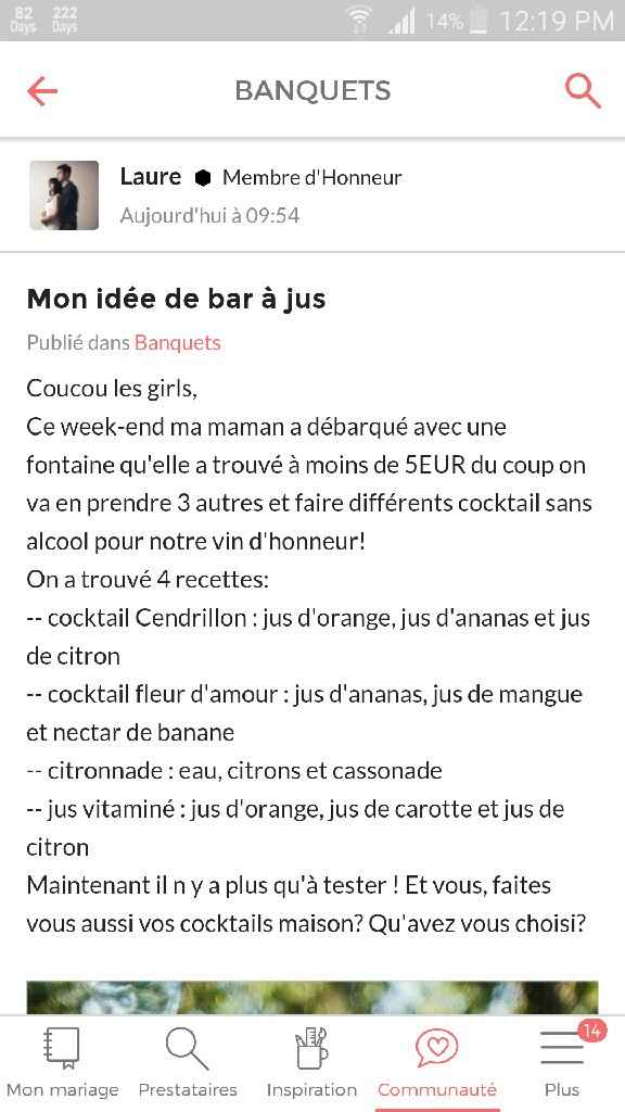 Boissons vous prenez quoi en soft ? - 1