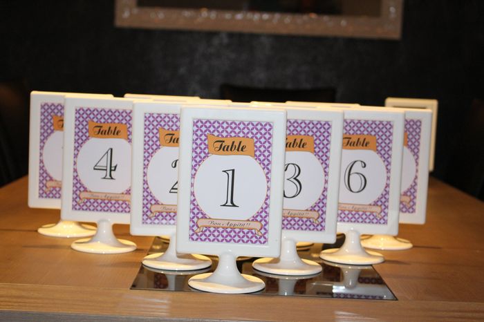 Mes numéros de table