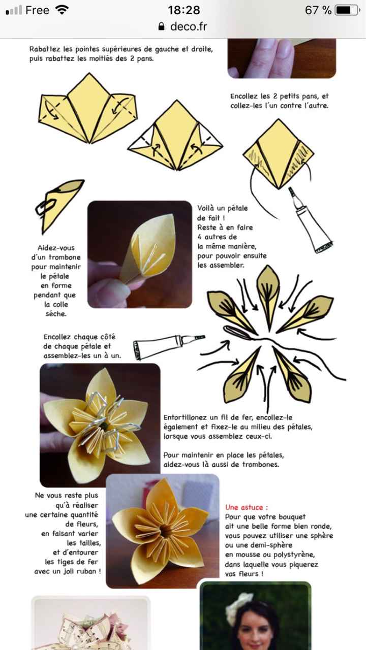 Fleurs origami - 1